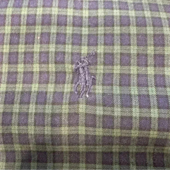 Ralph Lauren Men’s  Button Down Shirt Black watch Plaid Size Large - Picture 6 of 8
